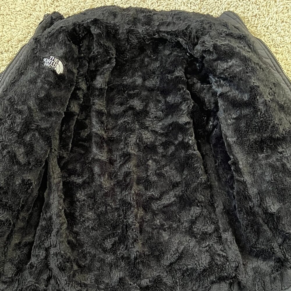 The North Face Reversible Puffer Jacket Black Size M 10/12 - Picture 7 of 7